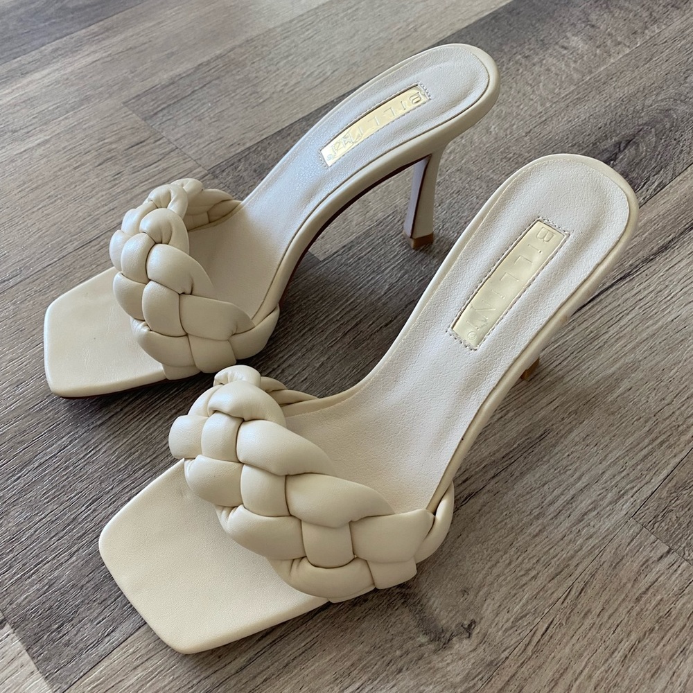 Cream heels